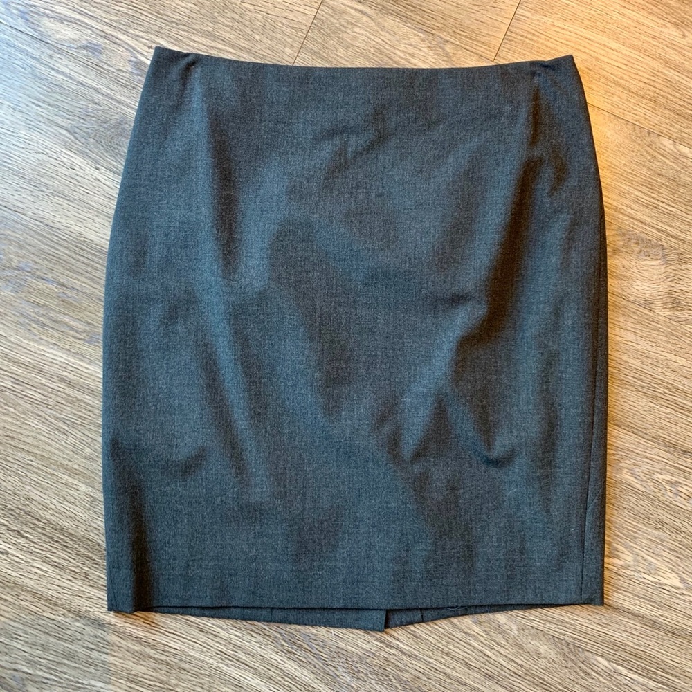 Ann Taylor Grey Pencil Skirt